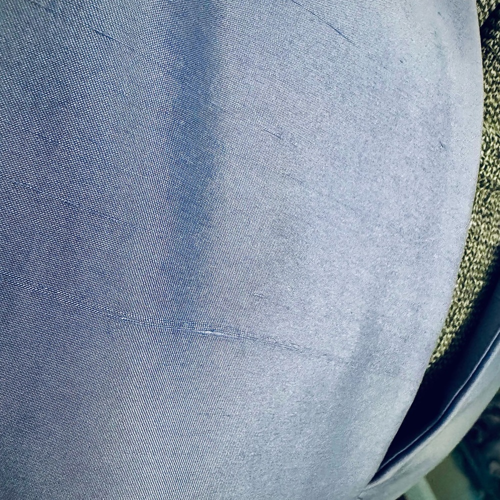 Talbots Petites Periwinkle Silk Suit - Picture 4 of 12